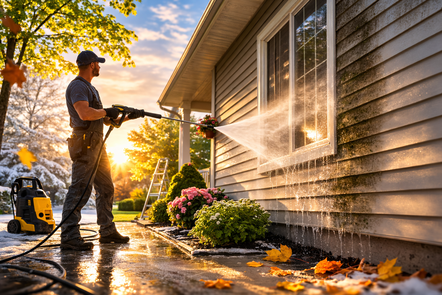 When Is the Best Time of Year for Pressure Washing Your House?